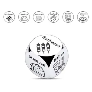 Food Decision Dice, Fun Choice Tool for What to Eat Today, Random Meal Picker, Ideal Gift for Food Lovers