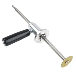 Inside Pipe Cutter, PVC Pipe Inside Cutter with Diamond Grit Cutting Wheel and Handle, 7 Inch Adjustable Cutting Depth,1/4in Hex Shank Fit for Impact Drivers and Drills