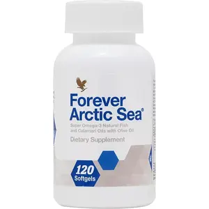 Forever Living - Arctic Sea Omega-3 - Supplement, EPA and DHA Fatty Acid Blend, Supports Heart, Brain, and Eye Health, Gluten-Free, 120 Softgels