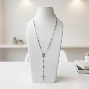Rosary in Silver Color