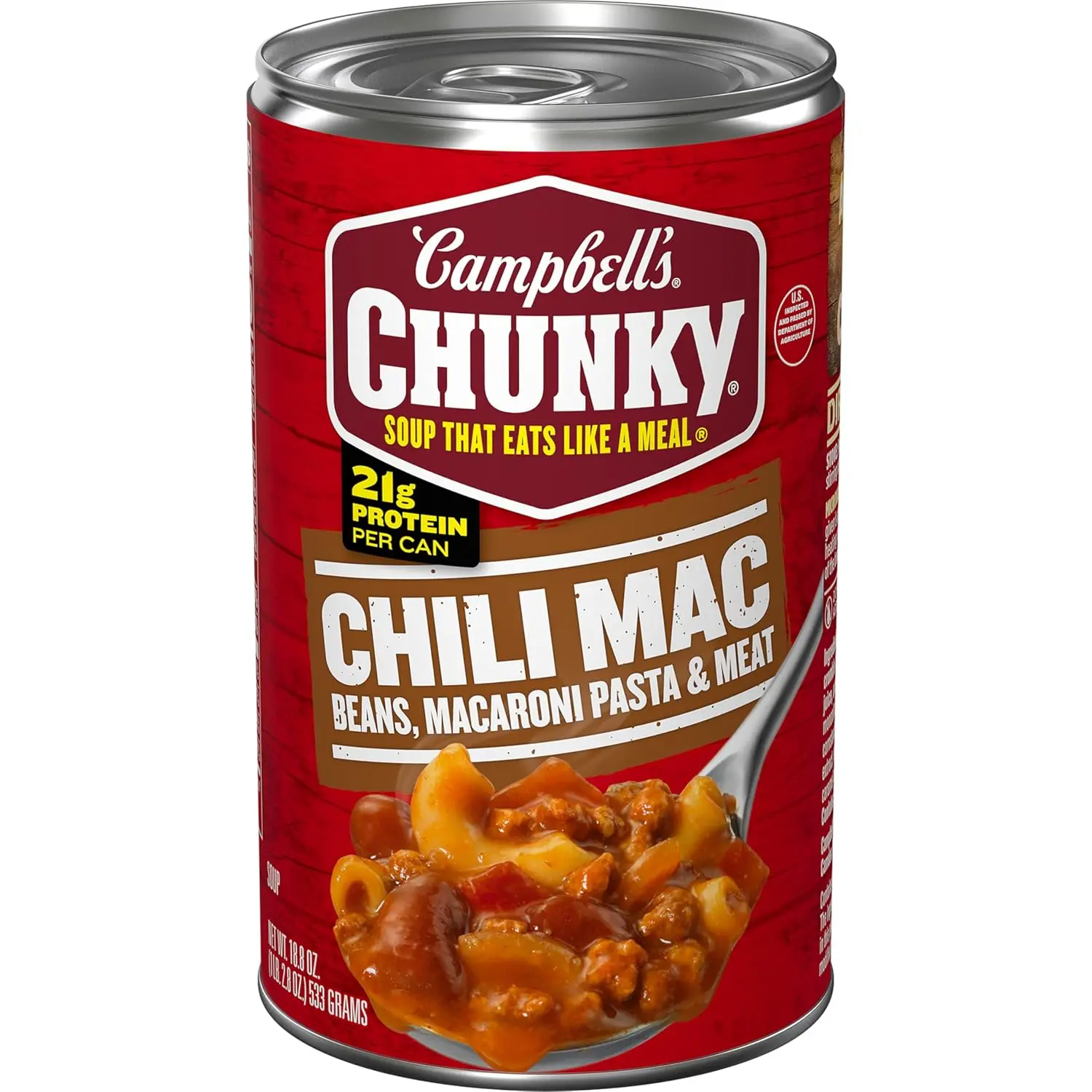 Campbell's Chunky Soup, Chili Mac, 18.8 Oz Can