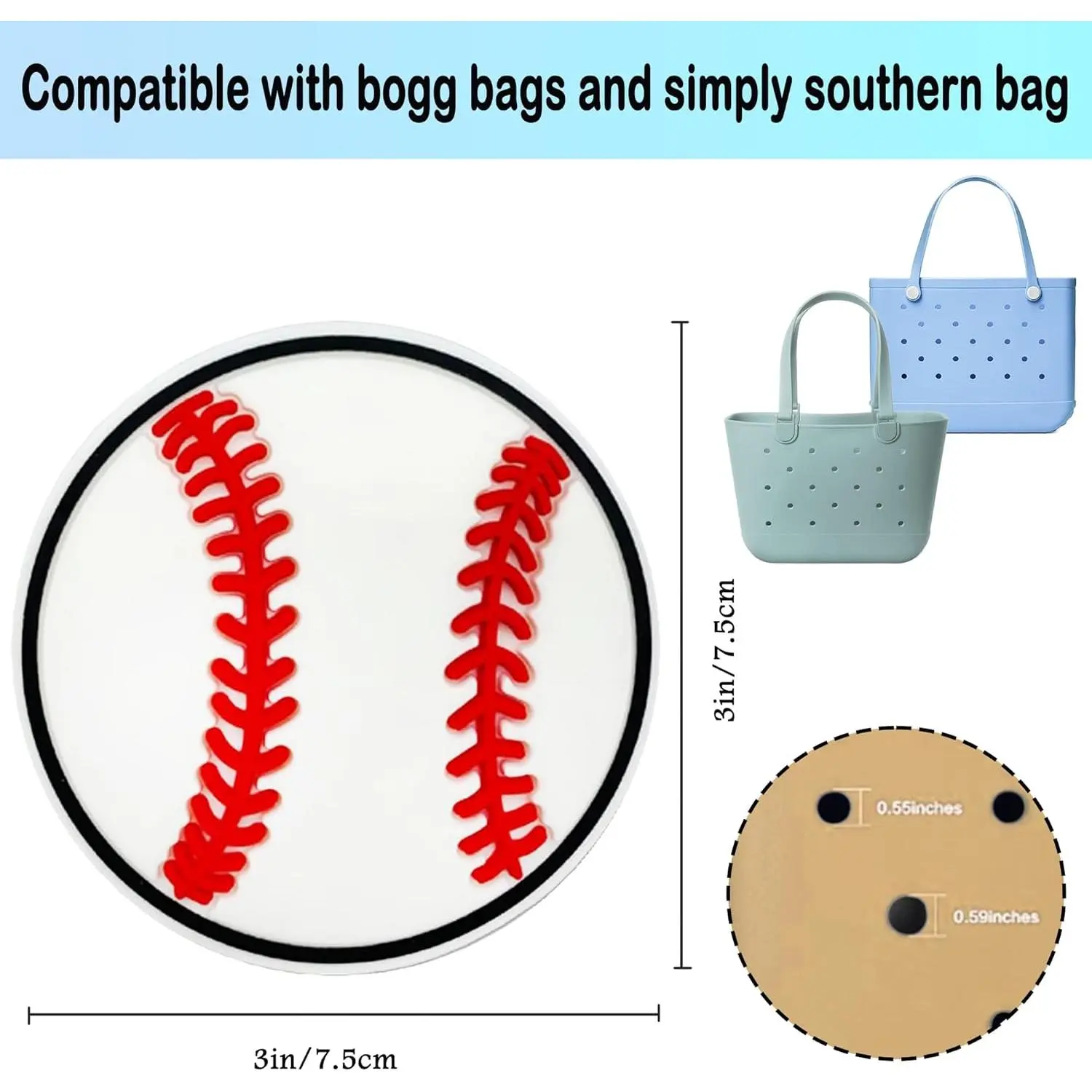 Charm for Bogg Bag Accessories,PVC Rubber Decorative Inserts for Bogg Bag Original & All Models, Personalize Your Tote, Sport & Girl Themes, Fits Simply Southern & Other Beach Bag Charm for Bogg Bag Accessories,PVC Rubber Decorative Inserts for Bogg Bag Original & All Models, Personalize Your Tote, Sport & Girl Themes, Fits Simply Southern & Other Beach Bag