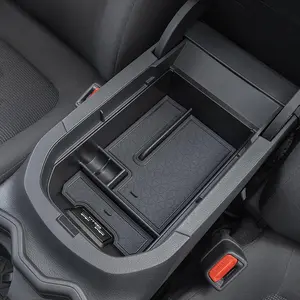 Center Console Tray Organizer Compatible with Toyota RAV4 Accessories 2025 2024 2023 2022 2021 2020 2019 and 2021-2025 RAV-4 Prime, Armrest Insert Container ABS Material Secondary Storage Box