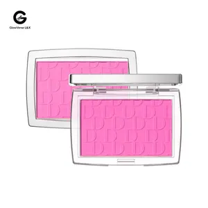 Embossed Blush Palette: 6 Pink Matte Shades, Natural Flush & Contour, Buildable Cheek Color, Viral All-in-One Makeup Compact Lightweight Blend