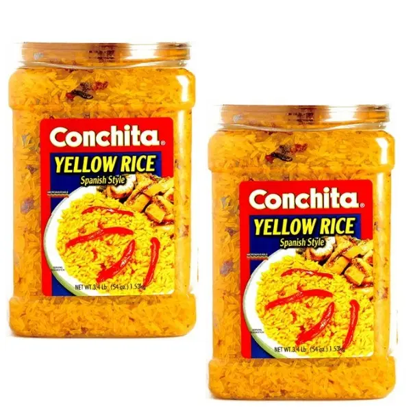Conchita Spanish-Style Yellow Rice, 3.25 Lbs Pack of 2, Pantry Staple Canned & Packaged Food Ideal for Lunch & Daily Meals
