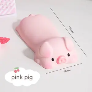 Stress Relief Mouse Pad Wrist Rest for Girls, Cute Cartoon Office Wrist Support, Keyboard Hand Pillow, Comfortable and Stylish