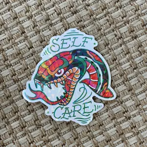 Holographic Snake Sticker