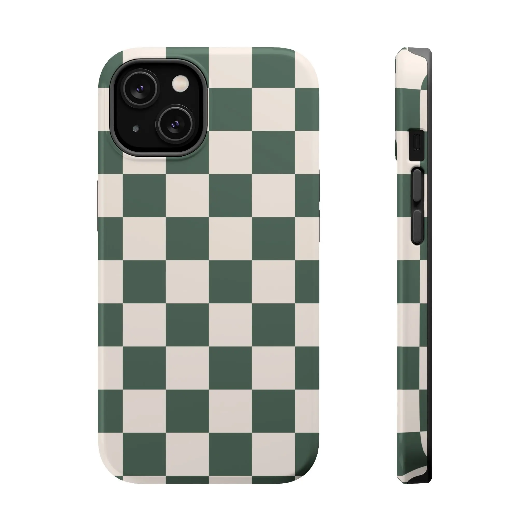 Green Checkered Phone Case Compatible With iphone 17 promax case air 16 plus 15 promax 14 pro 13max 12 11 Samsung S25 EDGE S24 S23 S22 S21 NOTE 20 Ultra Fe A71 A56 A36 Protection Smartphone