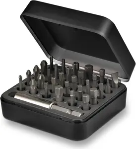 31in1 S2 Steel  Bit Set with 1/4"  Bit Holder, Mini EDC Tool, for 1/4" hex shank , bit holder, power tool, hand tool