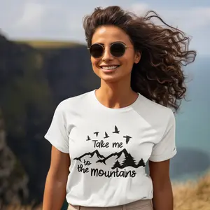 Take Me to the Mountains Shirt | Mountain Lover Tee | Hiking Adventure Shirt | Nature Lover Gift | Outdoors Graphic Tee | Camping Travel Shirt