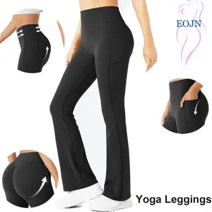 EOJN Yoga Leggings for Womens High Waisted Yoga Pants Scrunch Butt Lifting Tummy Control Pocket Shaping Sports Leggings,Breathable 4 colour,Size S-2XL