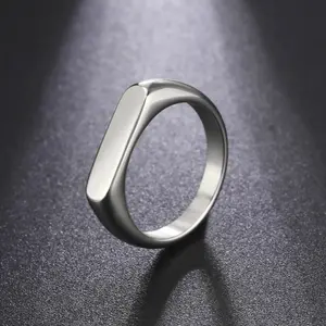 Skyrim Stainless Steel Signet Rings for Men Women Minimalist 5MM Wide Finger Rings 2025   Wedding Couple Jewelry Gift Hot
