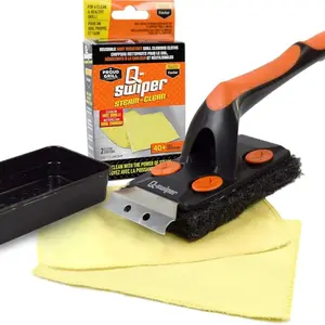 Q-Swiper XL Steam-Clean BBQ Grill Cleaner Set - 26516 with Kevlar Tools for Efficient Cleaning & Maintenance