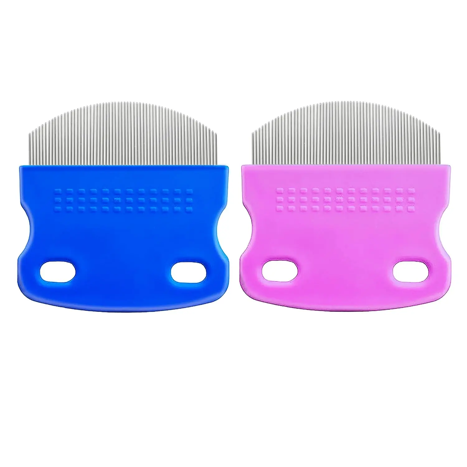 2 Pack Curved Lice Comb,Fine-Tooth Dandruff Comb,Flea Comb,Upgraded Arc Design,Safe and Effective Removal of Lice, Nits and Dandruff. Jigfew