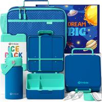 C8.Ink Blue Bento Lunch Thermos Set