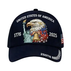 US 250th Anniversary Cap Patriotic Baseball Cap US 250th Anniversary Tribute Hat Trucker Hat for Men and Women