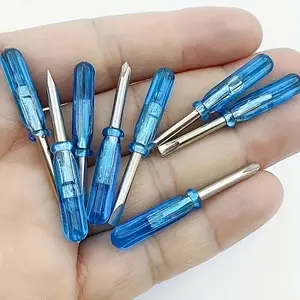 HomeDailyEss 8-piece mini screwdriver set, suitable for toy repair and DIY - includes 2mm miniature Phillips and slotted screwdrivers, designed for enthusiasts and craft practice (no electricity required)