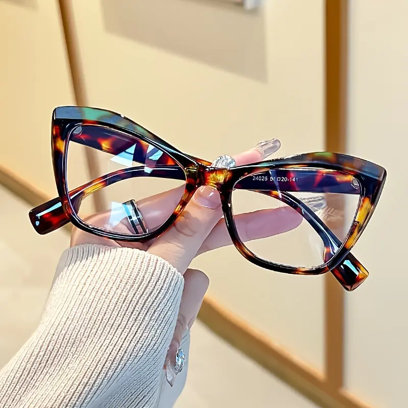 Deep leopard print frame transparent she