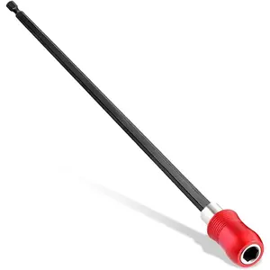 12 Inch Extension Bit Holder  Drill Bit Extension Bar Quick Release Change 1/4 Inch Hex Shank Extension Rod Socket Bit Holder for Power Drill