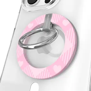 Dolly Pink Gingham MagSafe Grip Ring