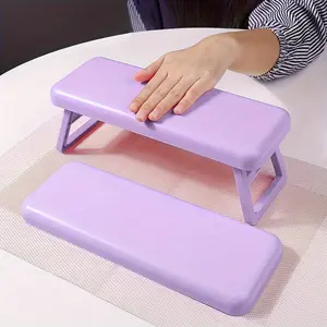 1pcs Foldable Height-adjustable Nail Lamp Holder, Washable Nail Salon Wrist Support, Reusable Hand Pillow, Portable Hand Holder, Pedicure Care Tool, Perfect for Home and Travel, A Top Choice for Gifts To Relatives, Friends, Mothers, and Classmates.
