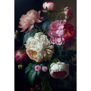 Whimsykel - Baroque Peonies Decoupage Paper (2 Sizes)