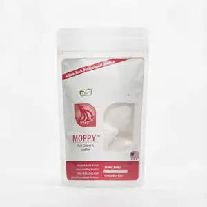 Moppy - Probiotic Floor Cleaner Pods - No  Formula - Multi-Surface Safe - Orange Mint Scent - 4 Count