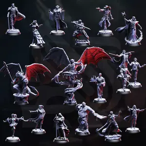 Crimson Masquerade September 2025 Release | Paintable 3D Resin Printed Miniature by DM Stash