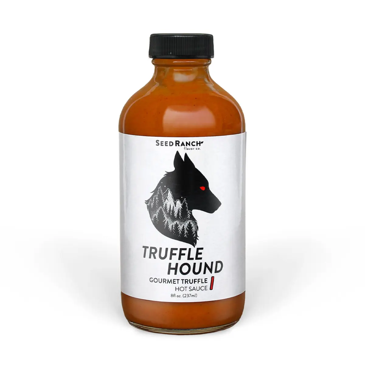 Truffle Hound - Black Truffle Infused Hot Sauce Packed with Flavor - Real Truffle, No Sugar, Nothing Strange - Seed Ranch Flavor Co