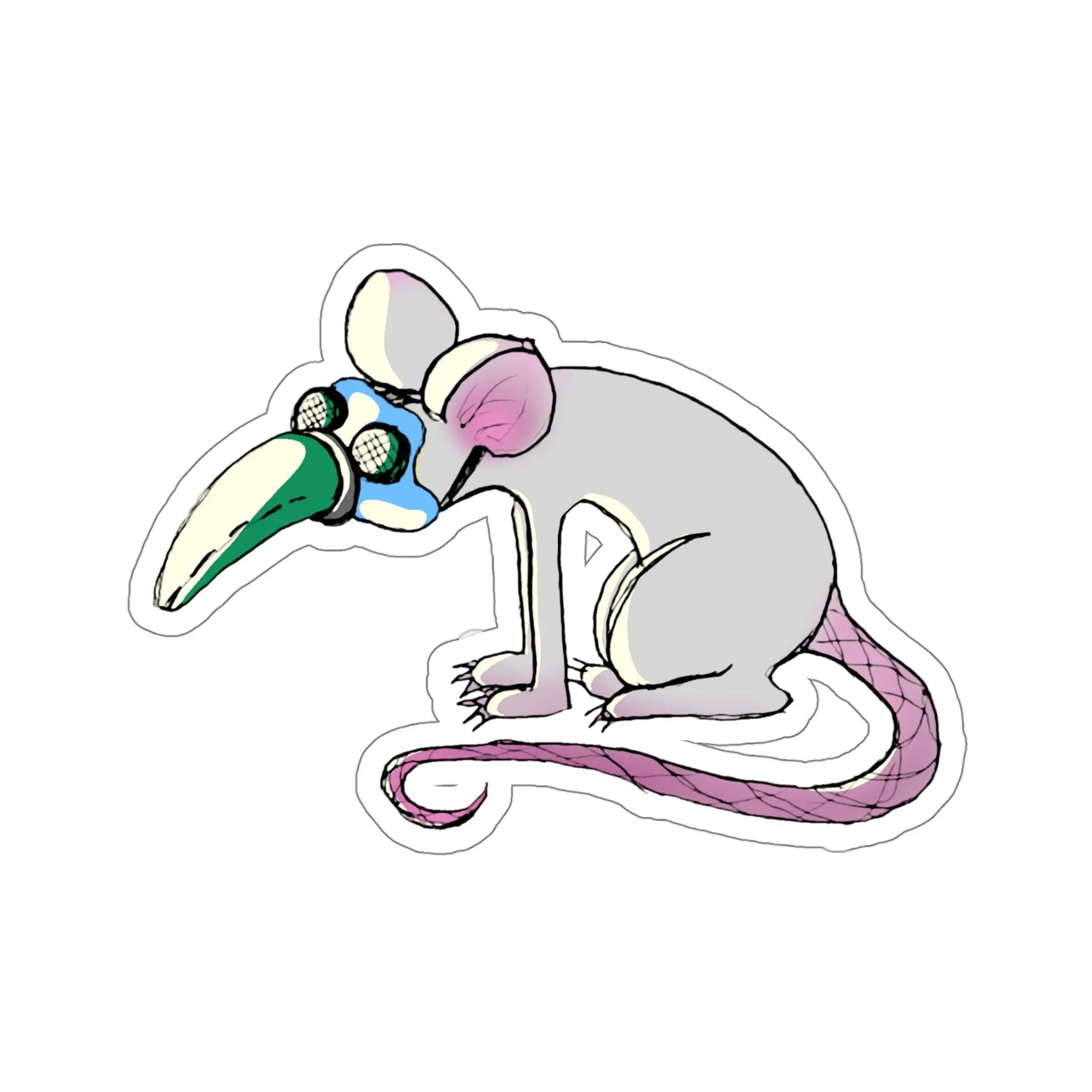 Apocalyptic Rat Sticker