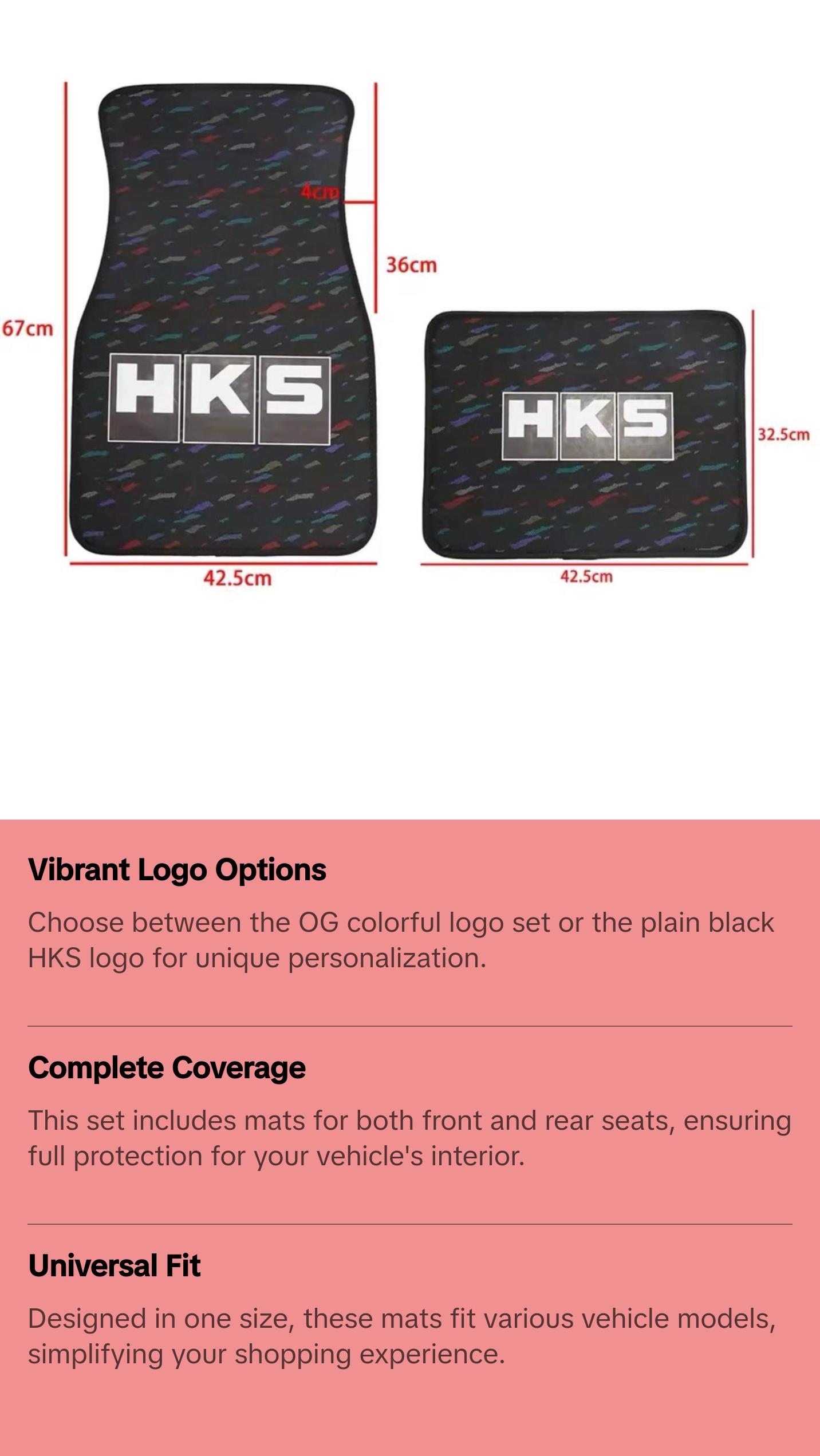 HKS Car Mat Set