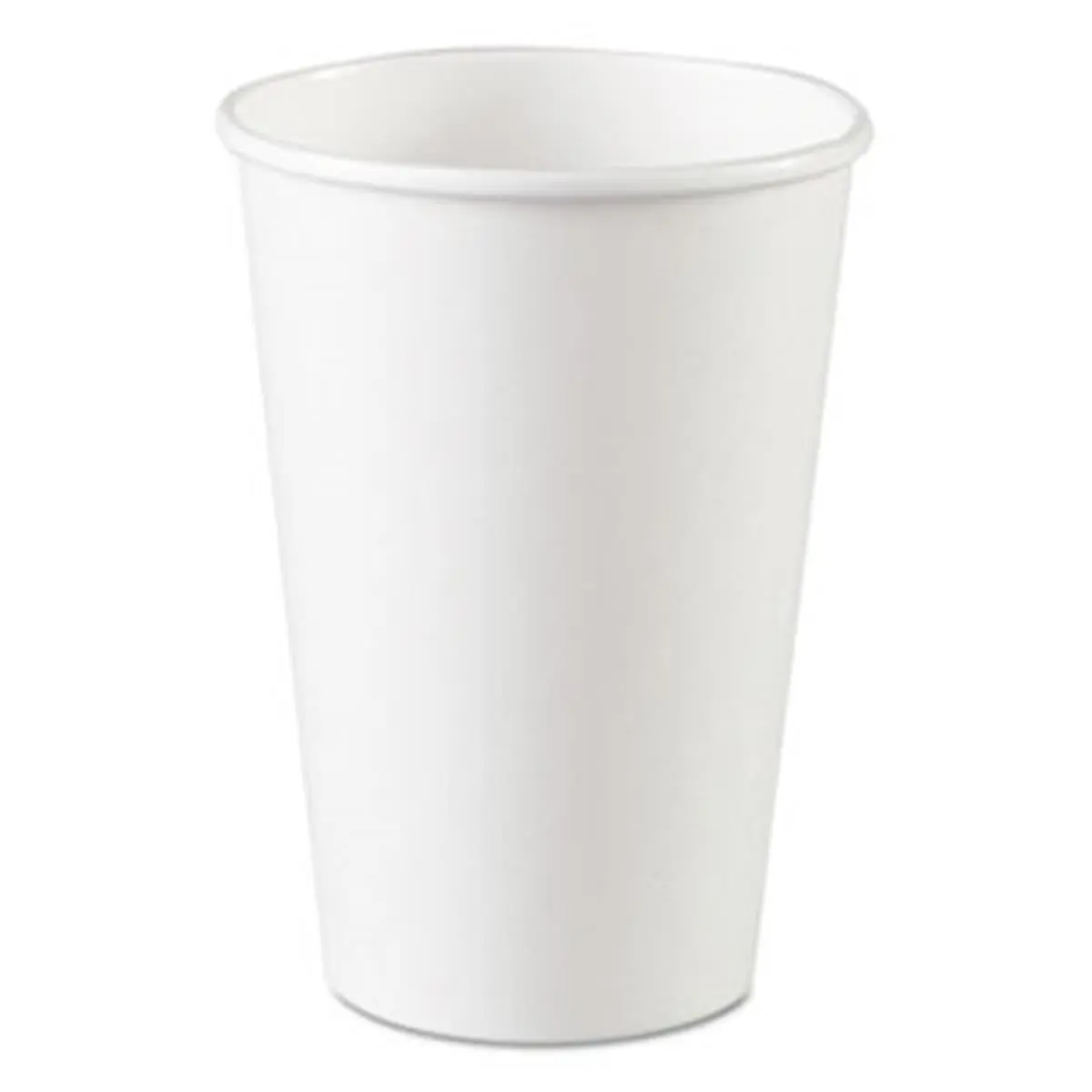 Dixie Pre-Packed Disposable Hot Paper Cups - DXE2346W, 16 oz, White, for Home, Party Supplies, Food Service Use, Pre-Packed Disposable Cups