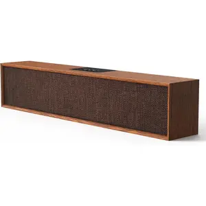 Retro Computer Speakers - Wooden Sound Bar with  5.3 & USB Connectivity | Universal Compatibility for PC, Desktop, Laptop, , Tablet & Smartphone