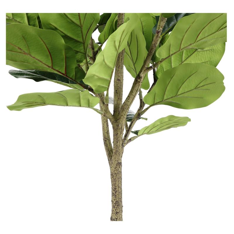 Safavieh Faux Multi Branch Fiddle Leaf Fig 72" Potted Tree