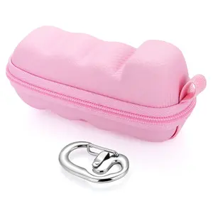 Divoti Asthma Inhaler Travel Case with Keychain Carabiner | Portable Aesthetic Inhaler Holder for Backpack & Keys (Case Only)