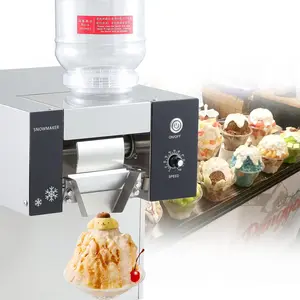 Kolice Commercial Automatic Shaved Ice Machine, 275 lbs/day Snow Cone Shaver, Snowflake Ice Machine, Air Cooling for Restaurant, Milktea Shops, Food Truck, Home etc