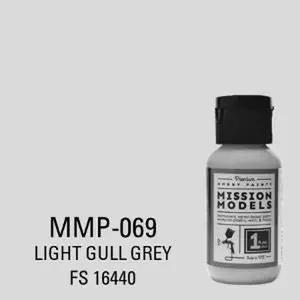 Mission Model Paints MMP069 Light Gull Gry Fs 16440