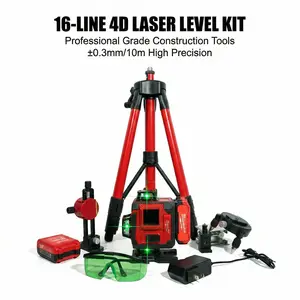Milwaukee 16 Line Cross Laser Level Kit Professional Layout  ideal tool