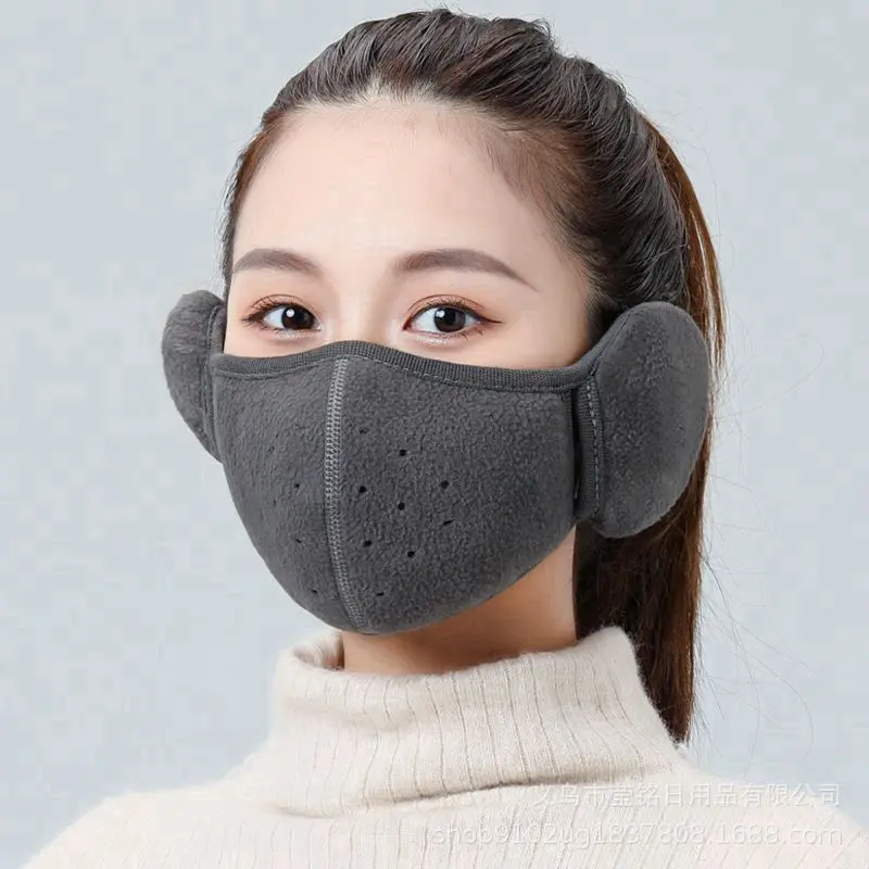 Winter style earmuffs and ear ropes in d