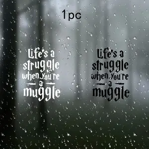 Harry Potter Vinyl Window Stickers, Durable Adhesive Decals for Car Doors, Windows, Laptops, Furniture, Bumpers, Harry Potter Fans