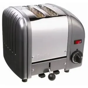 Dualit Commercial 2-Slice Vario Bread Toaster In Charcoal - 20297
