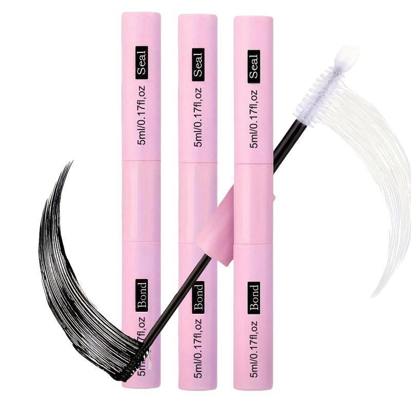 Women's DIY Cluster Lashes Cosmetic Kit - 1/3/5Pcs Dramatic False Lashes, 2-in-1 Waterproof Bond & Seal Glue, Long-Lasting Hold Remover, Eyelash False Eyelashes & Adhesives Set for Adults