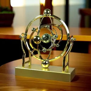 Perpetual Motion Ornament Premium Desktop Decor Stress-Relief Innovative Instrument