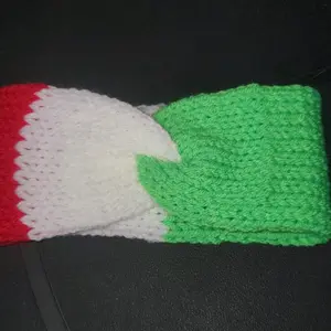 G Themed Slim Earwarmer Headband Hand Knitted