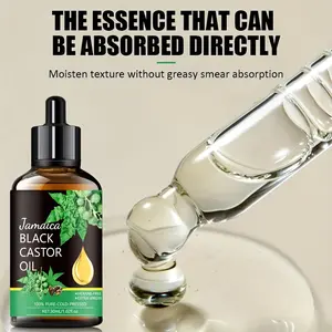 【Ten pack at a better price】Rozino Jamaican Black Castor Oil 100% Pure Cold Pressed Serumfor Hair Eyelashes Eyebrows Growth Scalp Face Body SkinNail Moisturizer Unisex 3Om