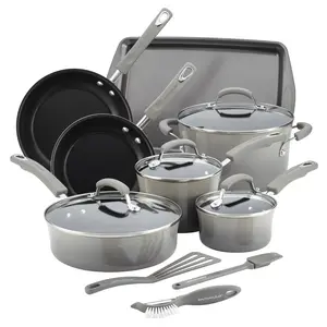 14-Piece Classic Brights Nonstick Cookware Set