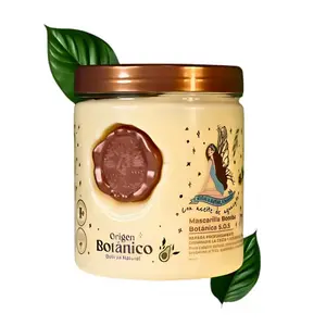 Origen Botánico Mascarilla Bomba Botánica S.O.S Deep Repair & Growth Support Mask for Visibly Thicker Hair with Organic Haircare Formula