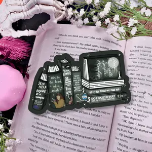 Twilight Books and Quotes Inspired Cardstock Bookmark Stickers