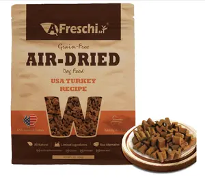 A Freschi srl Air-Dried Puppy & Adult Dog Food - Real Turkey Recipe | Grain-Free | High-Protein for Toy, Small & Large Breeds | Ideal for Picky Eaters, 1 lb Starter Bag