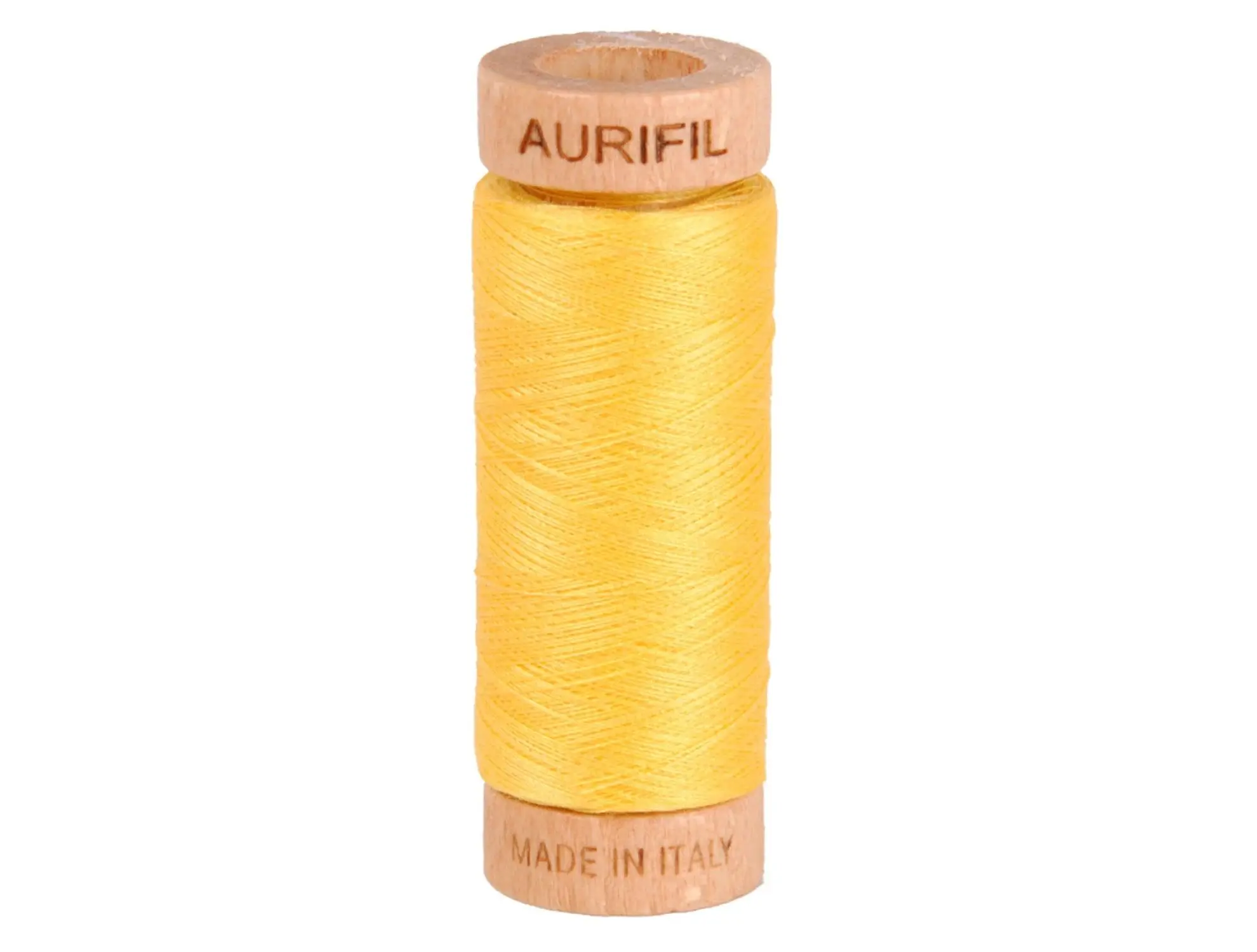 Aurifil 80wt 2-Ply Cotton Thread | Pale Yellow (#1135) | 300 yds